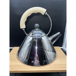 Alessi Michael Graves 430 INOX Stainless Steel Kettle Teapot No Whistle